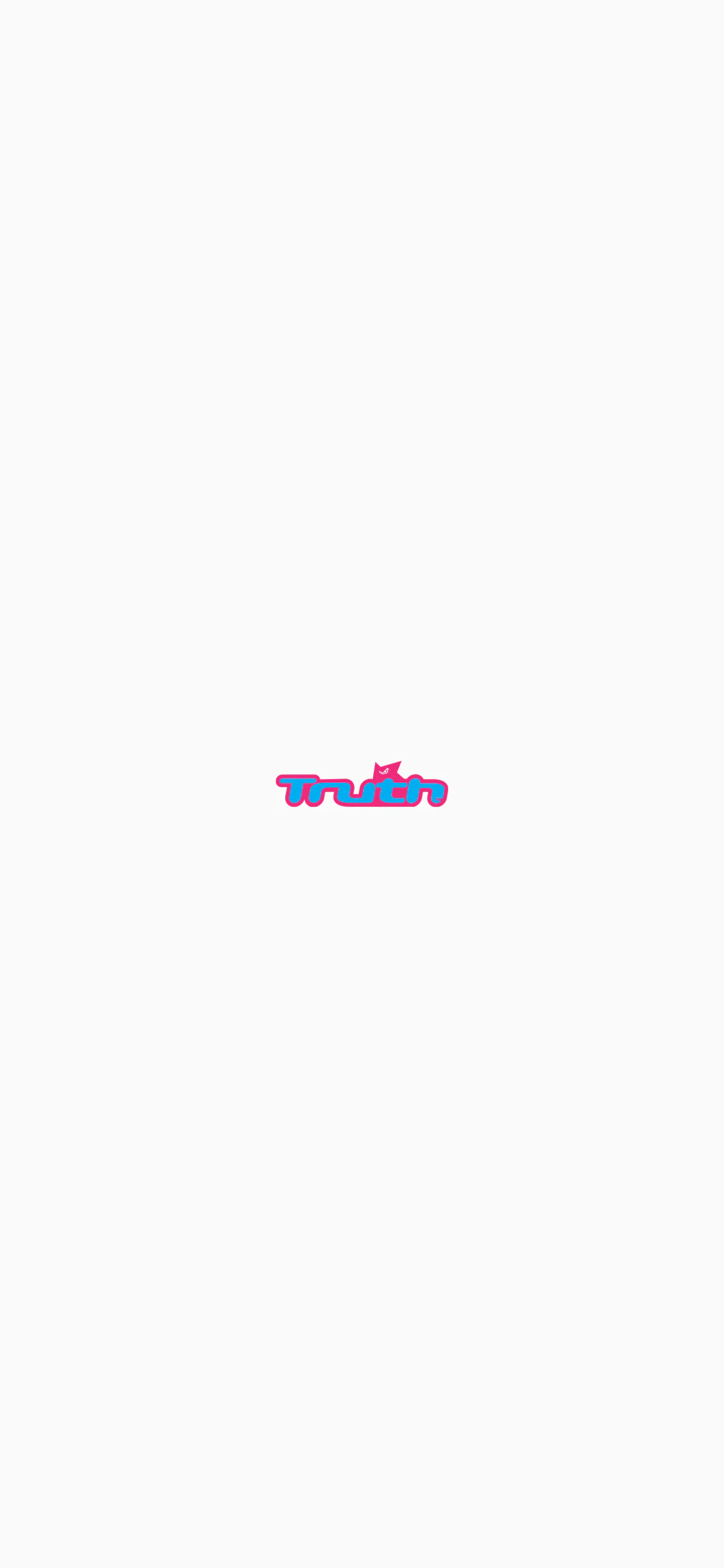 Small multicolor wordmark centered on a tall white poster