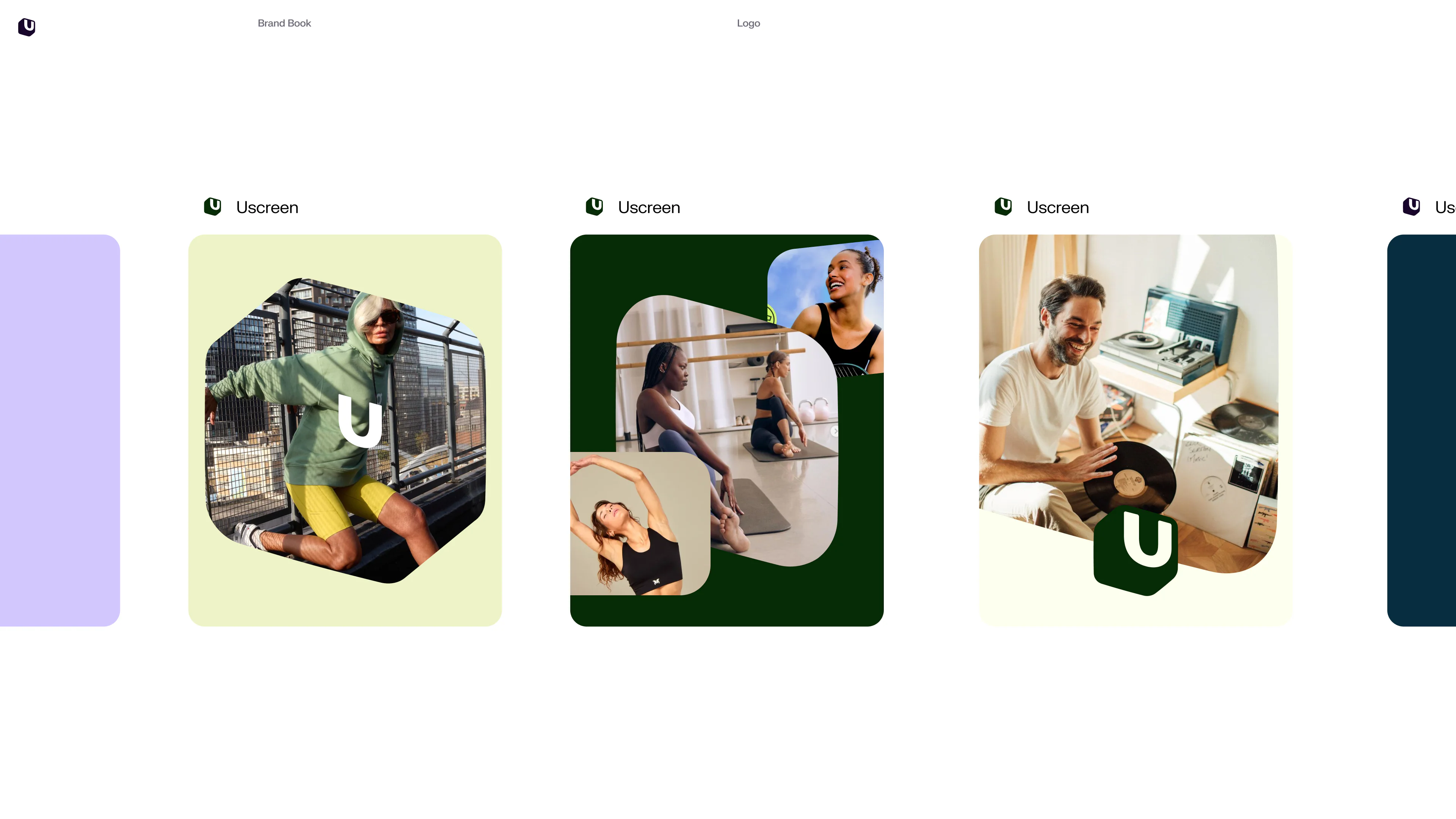 Uscreen social card interface layout